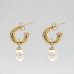 Nala Pearl Earrings -Prya Store PRYA 2 2