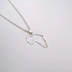 Africa Outline Necklace -Prya Store PRYA 204 85d27a7b 3568 4697 bef8 8dd88262accb