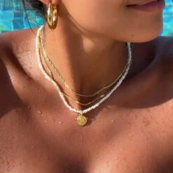 Emily Coin Pearl Necklace -Prya Store PRYA Emilycoin Myla Flatropenecklace 1 64329b03 29ae 4a6e b9ba b5b18ad5fd18