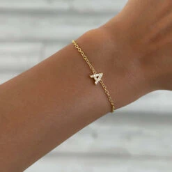 Lana Icy Initial Bracelet 22 Lana Icy Initial Bracelet -Prya Store PRYA Icyinitialbracelet 2