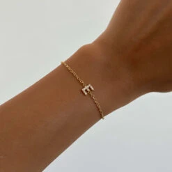 Lana Icy Initial Bracelet 25 Lana Icy Initial Bracelet -Prya Store PRYA Icyinitialbracelet 3