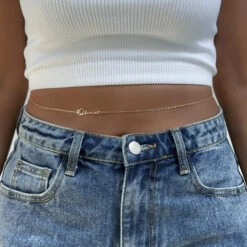 Selina Custom Name Belly Chain 19 Selina Custom Name Belly Chain -Prya Store PRYA SelinaClassicBellyChain 6