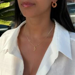 Gia Twisted Earrings -Prya Store PRYA Spain Arabicinitial gia