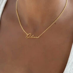 Valencia Custom Name Necklace -Prya Store PRYA Valencia