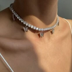 Icy Butterfly CZ Choker | PRYA™ -Prya Store PRYA 16