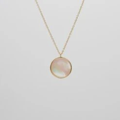 Faith Four Leaf Clover Opal Necklace -Prya Store PRYACUSTOMNAMENECKLACE 1380346