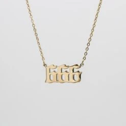 Angel Number Necklace 33 Angel Number Necklace -Prya Store PRYACUSTOMNAMENECKLACE 1380392