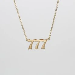 Angel Number Necklace 34 Angel Number Necklace -Prya Store PRYACUSTOMNAMENECKLACE 1380400