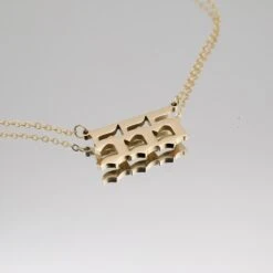 Angel Number Necklace 24 Angel Number Necklace -Prya Store PRYACUSTOMNAMENECKLACE 1380410