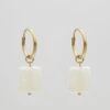 May Pearl Square Earrings