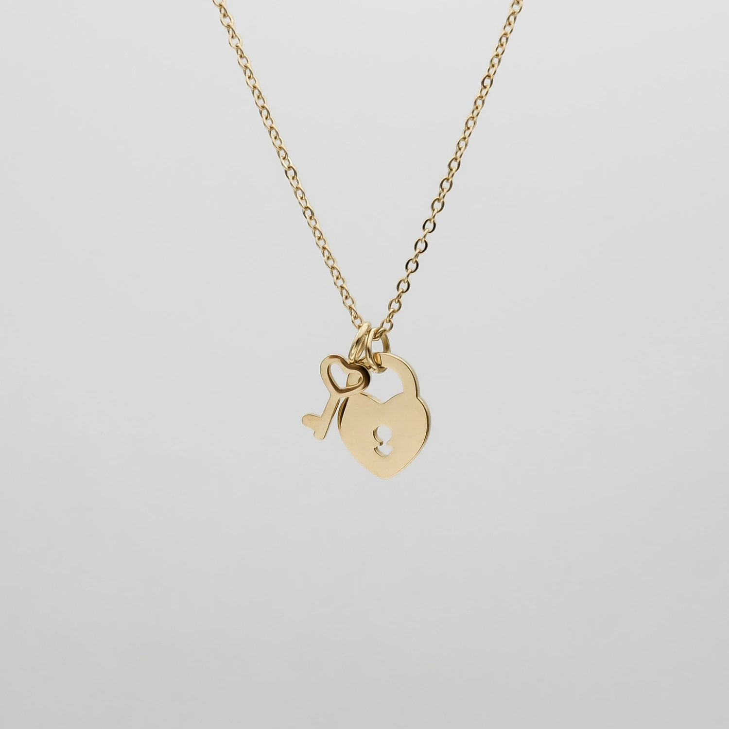 Akira Lock & Key Necklace 4 Akira Lock & Key Necklace - Image 4