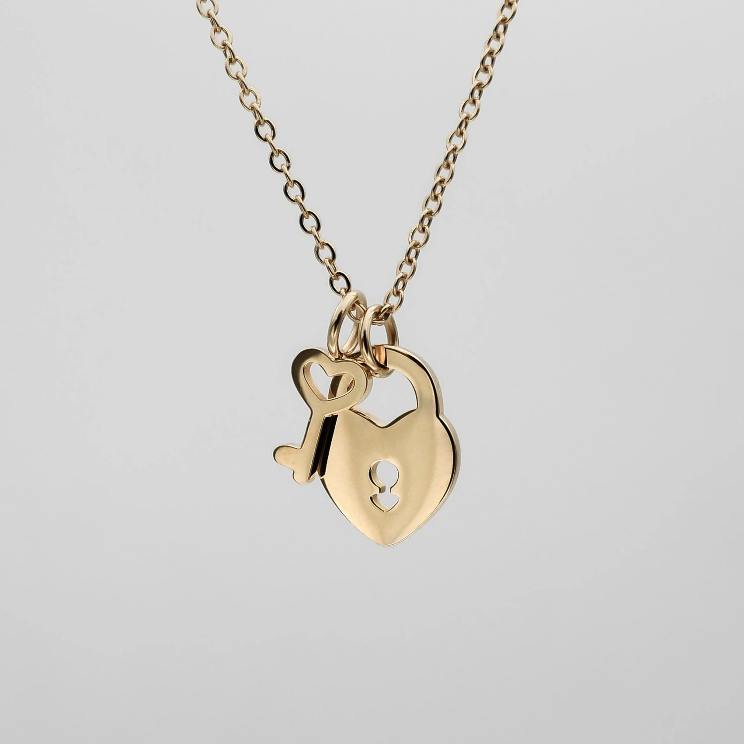 Akira Lock & Key Necklace 1 Akira Lock & Key Necklace