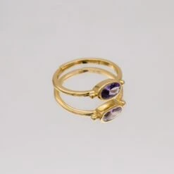 Birthstone Ring | Gold 29 Birthstone Ring | Gold -Prya Store PRYACUSTOMNAMENECKLACE 1390588