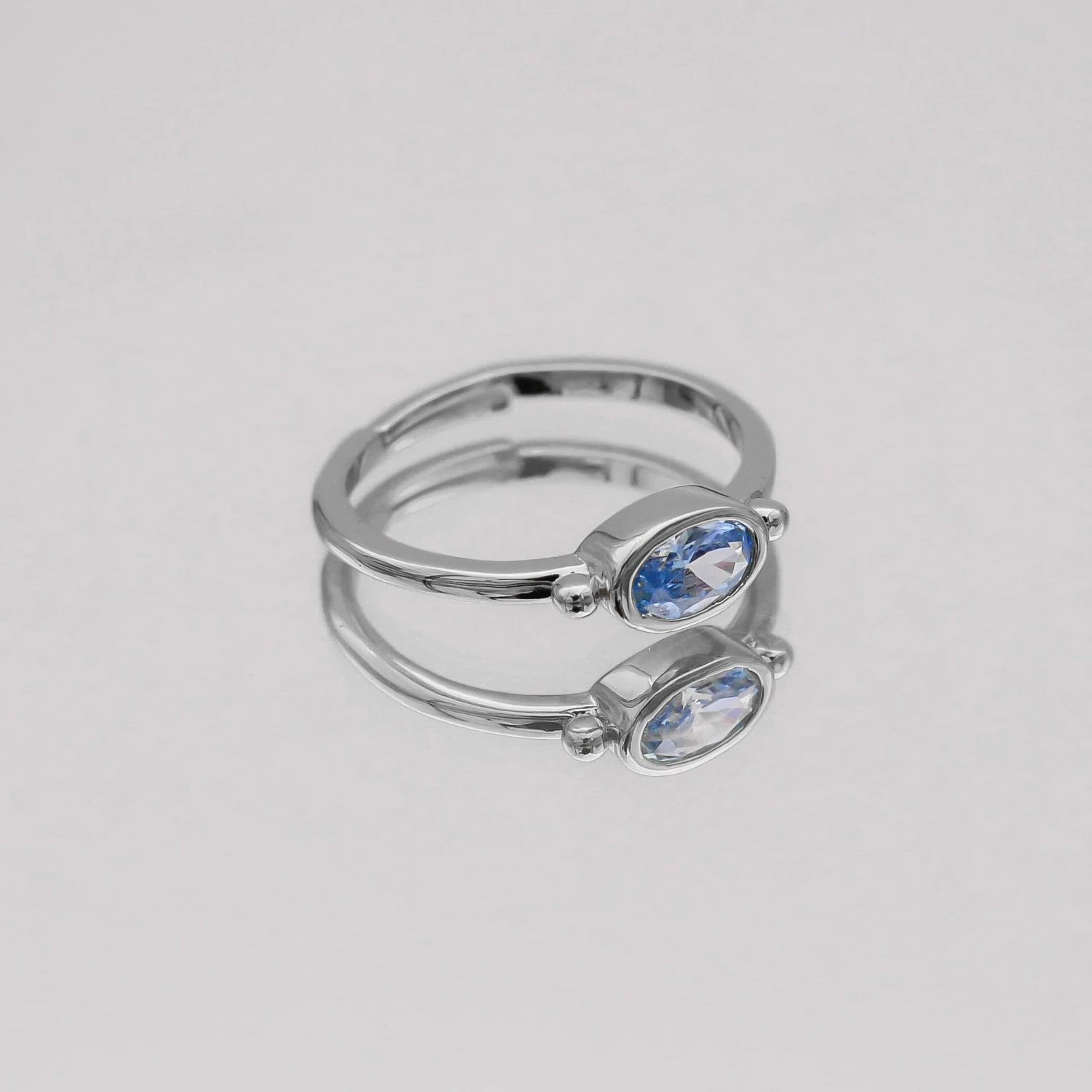 Birthstone Ring | Silver 7 Birthstone Ring | Silver - Image 7
