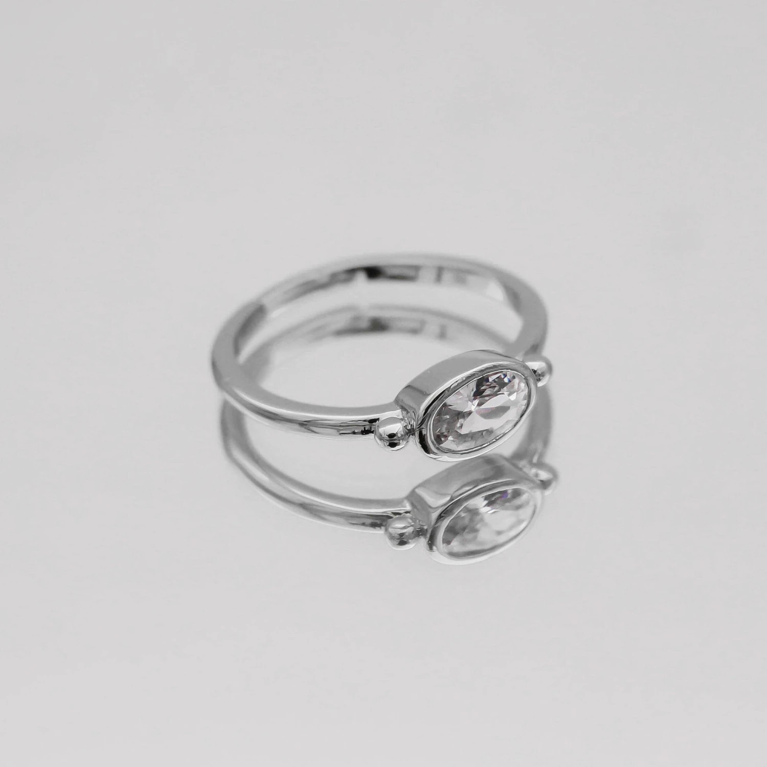 Birthstone Ring | Silver 8 Birthstone Ring | Silver - Image 8