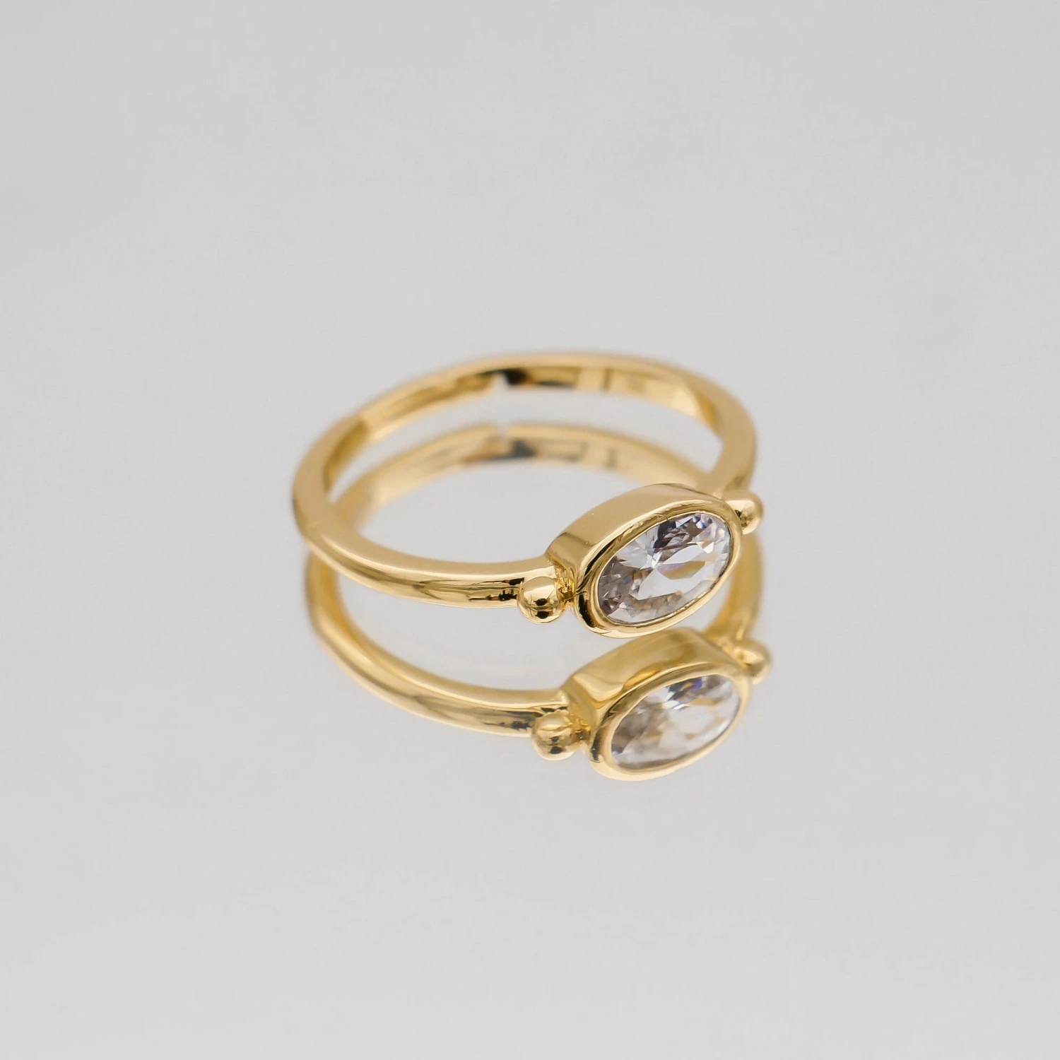 Birthstone Ring | Gold 12 Birthstone Ring | Gold - Image 12