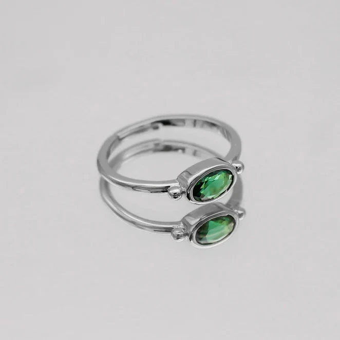 Birthstone Ring | Silver 15 Birthstone Ring | Silver - Image 15