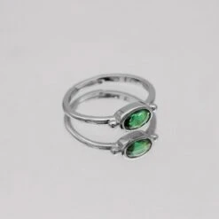 Birthstone Ring | Silver 25 Birthstone Ring | Silver -Prya Store PRYACUSTOMNAMENECKLACE 1390599 2