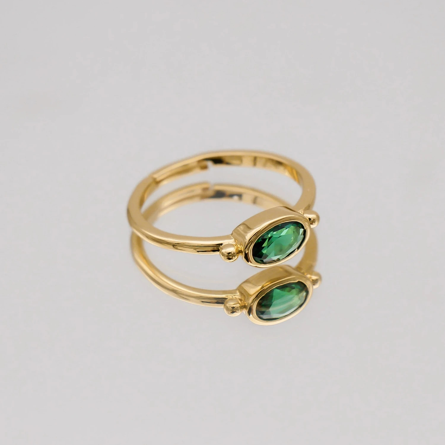 Birthstone Ring | Gold 13 Birthstone Ring | Gold - Image 13