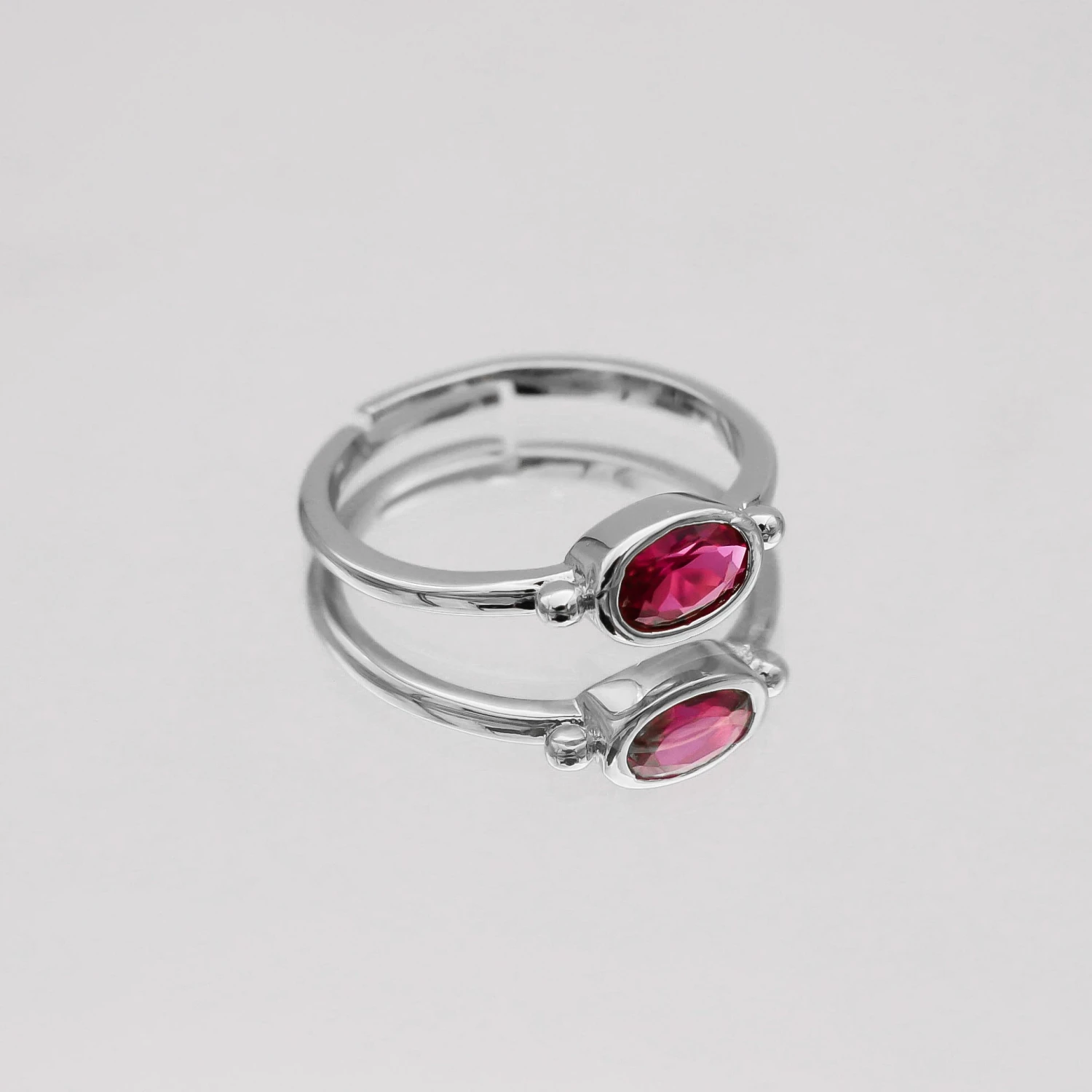 Birthstone Ring | Silver 17 Birthstone Ring | Silver - Image 17