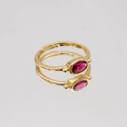 Birthstone Ring | Gold 39 Birthstone Ring | Gold -Prya Store PRYACUSTOMNAMENECKLACE 1390607