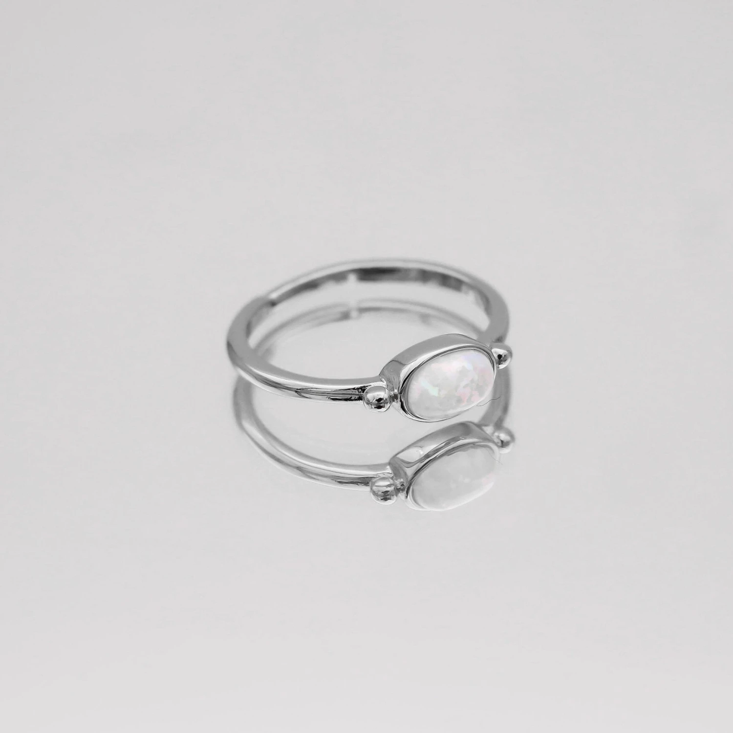 Birthstone Ring | Silver 13 Birthstone Ring | Silver - Image 13