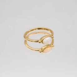 Birthstone Ring | Gold 36 Birthstone Ring | Gold -Prya Store PRYACUSTOMNAMENECKLACE 1390621