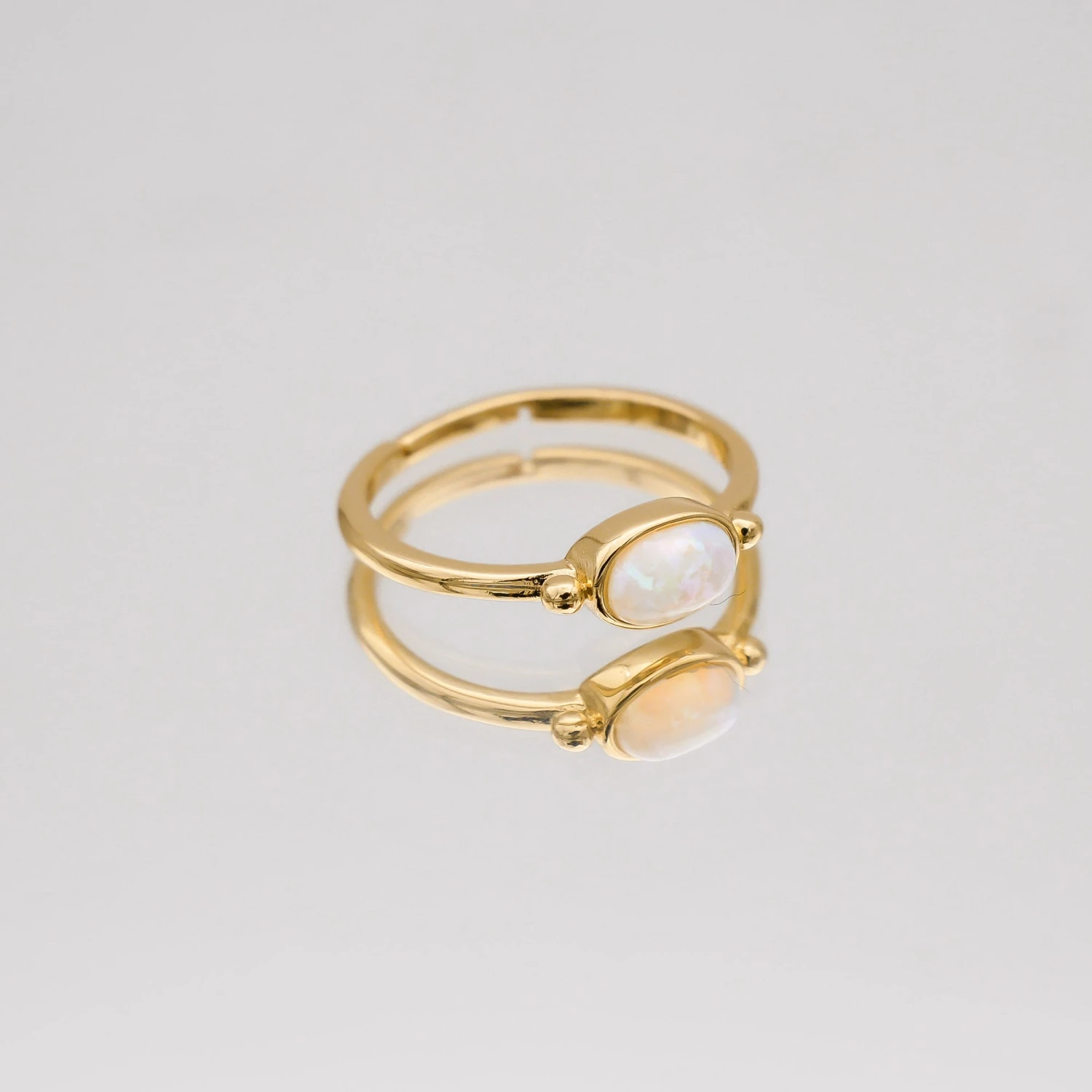 Birthstone Ring | Gold 17 Birthstone Ring | Gold - Image 17