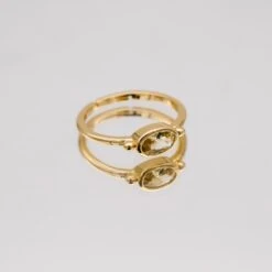 Birthstone Ring | Gold 37 Birthstone Ring | Gold -Prya Store PRYACUSTOMNAMENECKLACE 1390627