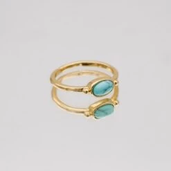Birthstone Ring | Gold 38 Birthstone Ring | Gold -Prya Store PRYACUSTOMNAMENECKLACE 1390631