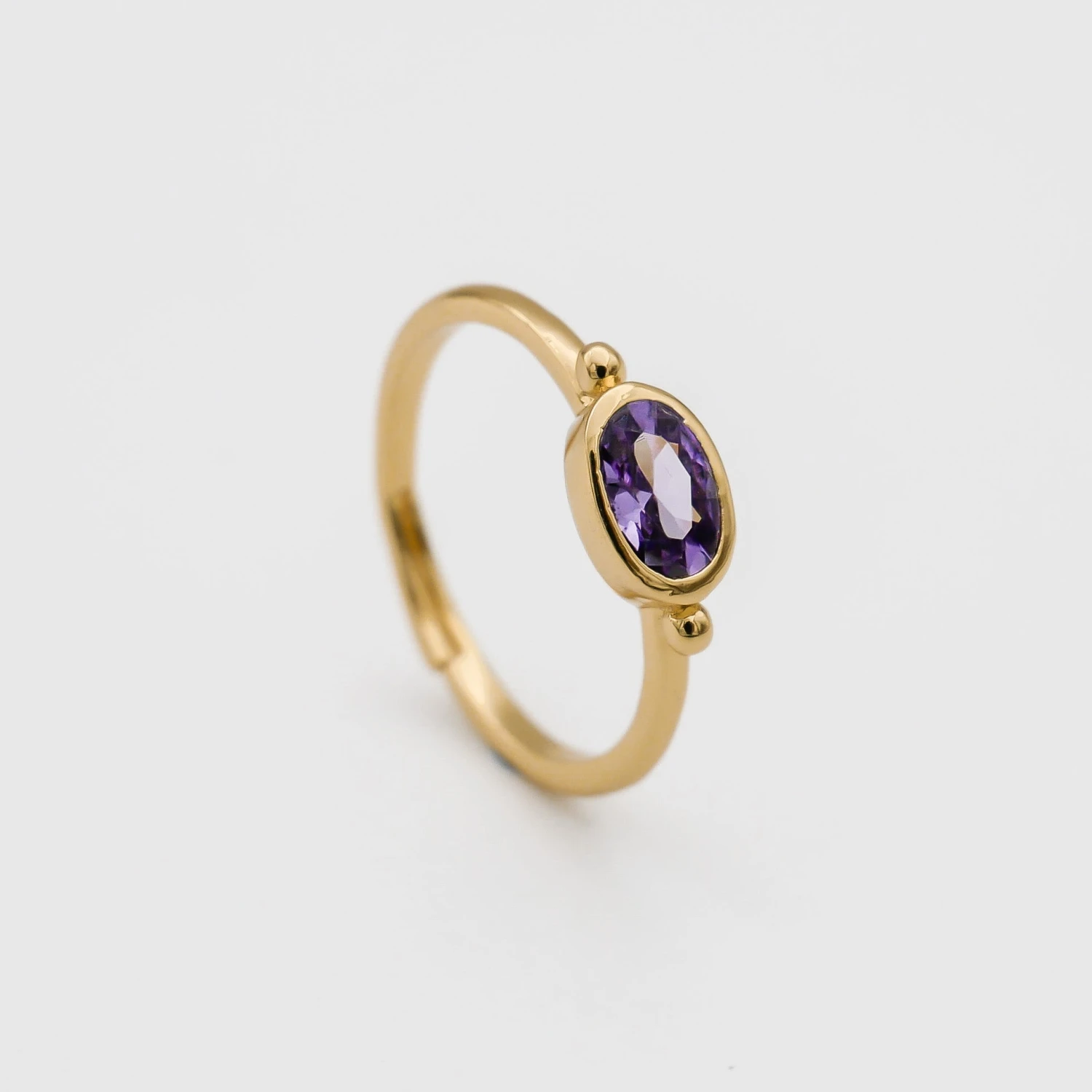 Birthstone Ring | Gold 9 Birthstone Ring | Gold - Image 9