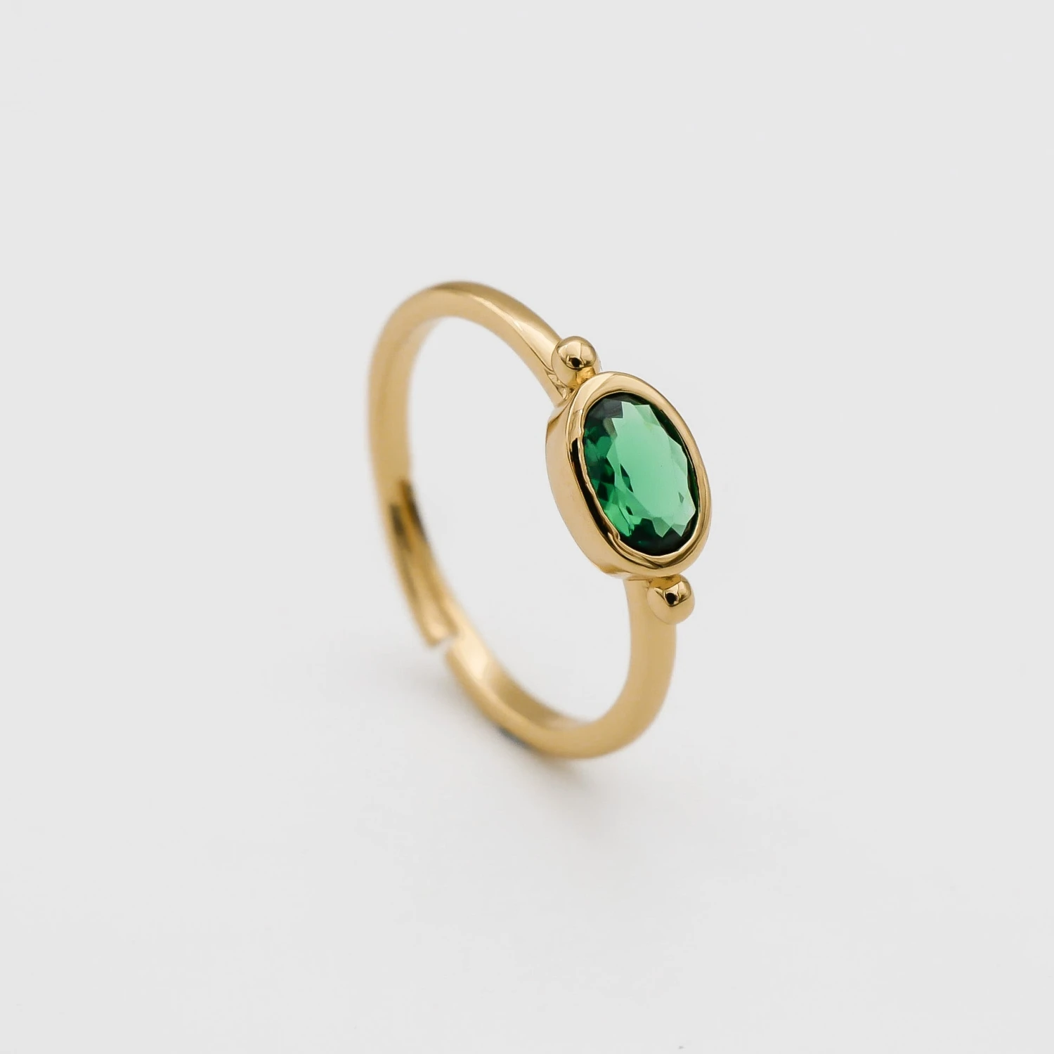 Birthstone Ring | Gold 2 Birthstone Ring | Gold - Image 2