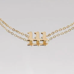 Angel Number Anklet 22 Angel Number Anklet -Prya Store PRYACUSTOMNAMENECKLACE 1400711