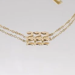 Angel Number Anklet 26 Angel Number Anklet -Prya Store PRYACUSTOMNAMENECKLACE 1400716