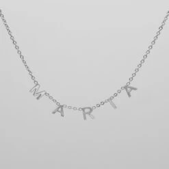 Classic Suspended Custom Name Necklace -Prya Store PRYAClassicSuspendedNameNecklace 2