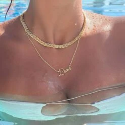 Siena Custom Name Necklace -Prya Store PRYAJewellery SienaNameNecklace