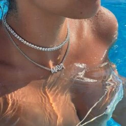 ICY Tennis CZ Choker -Prya Store PRYAJewllery IcyCustomNameNecklace c6f3e169 6f03 491e 84ae 8c6bd63debf2