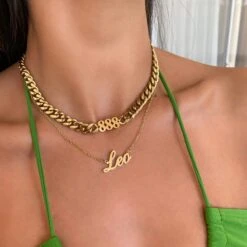 Angel Number Choker Necklace -Prya Store PRYAJewllery ZodiacNecklace