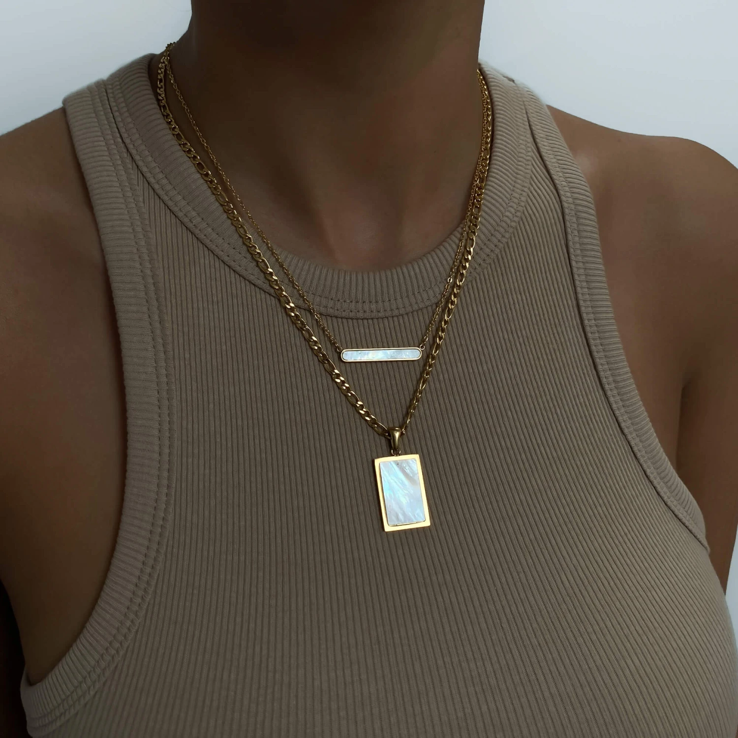 Saraya Opal Tablet Necklace 4 Saraya Opal Tablet Necklace - Image 4