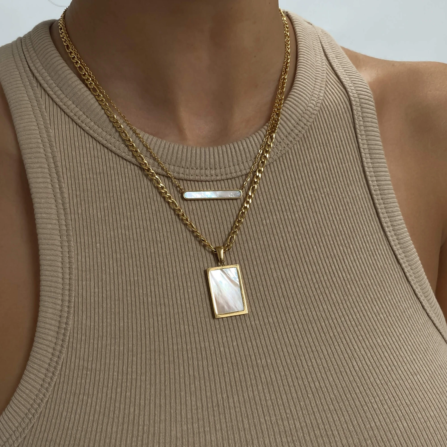 Amaya Opal Bar Necklace 6 Amaya Opal Bar Necklace - Image 6