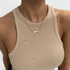 Amaya Opal Bar Necklace 21 Amaya Opal Bar Necklace -Prya Store PRYANECKLACE 5