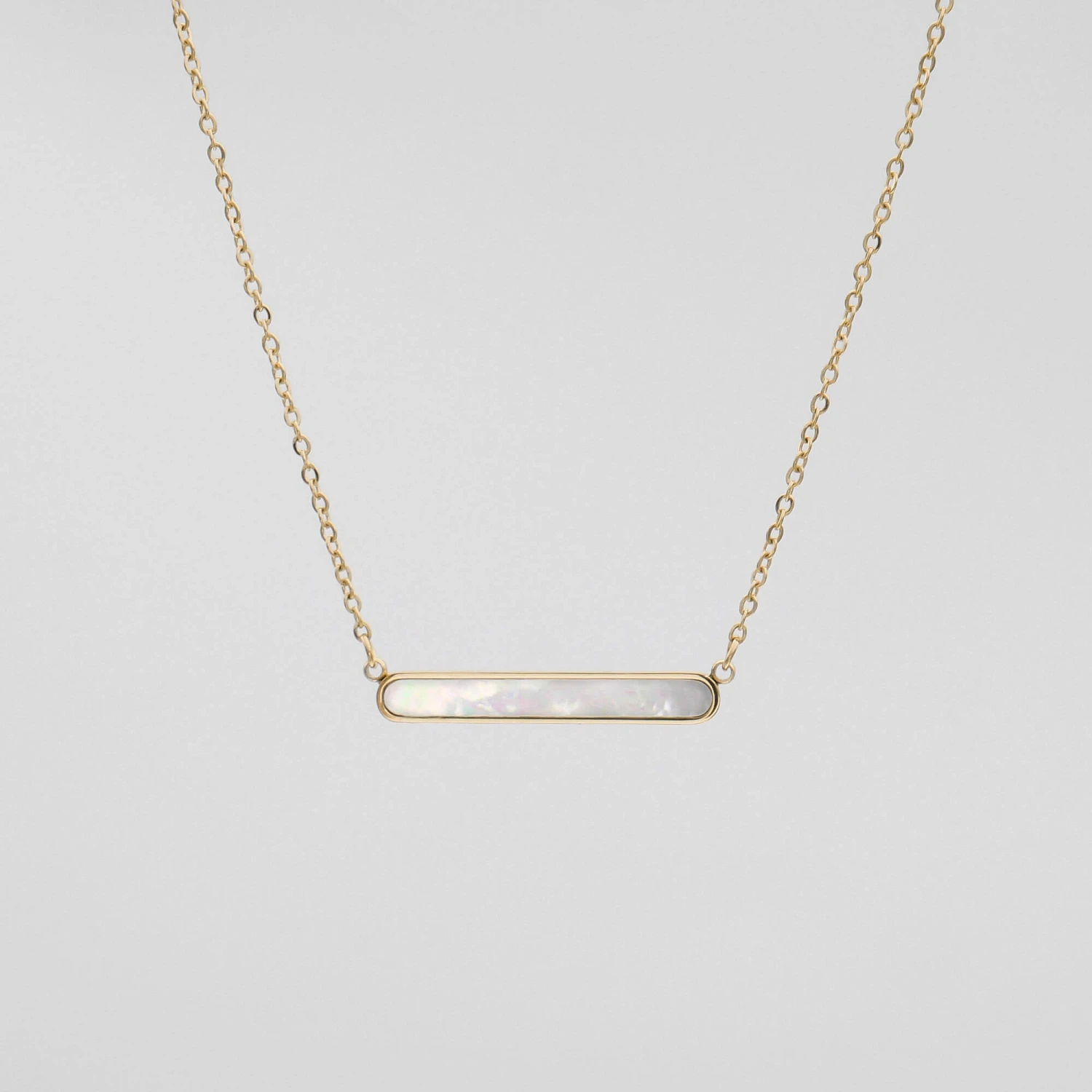 Amaya Opal Bar Necklace 10 Amaya Opal Bar Necklace - Image 10