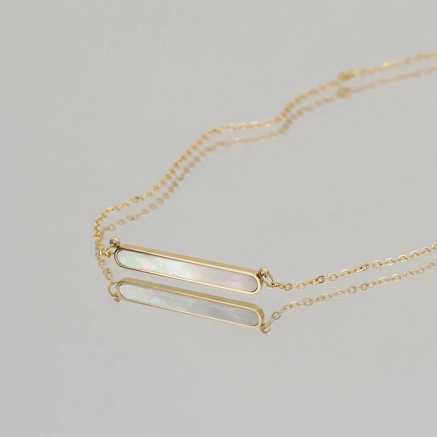 Amaya Opal Bar Necklace 13 Amaya Opal Bar Necklace - Image 13