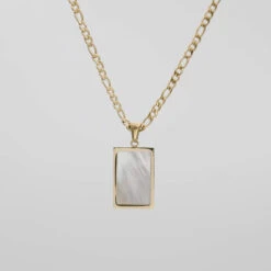 Saraya Opal Tablet Necklace 15 Saraya Opal Tablet Necklace -Prya Store PRYANECKLACE 75