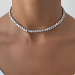 ICY Tennis CZ Choker -Prya Store PRYANecklace 9