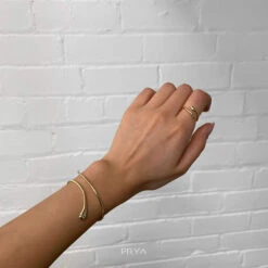 Savannah Snake Bracelet -Prya Store PRYASNAKEBRACELETGOLD