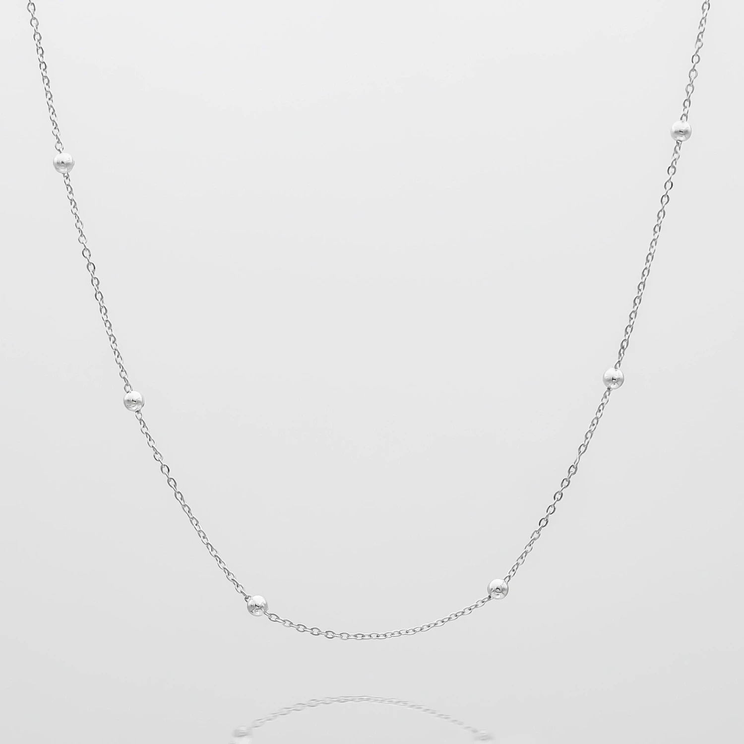 Sphere Beaded Necklace 9 Sphere Beaded Necklace - Image 9