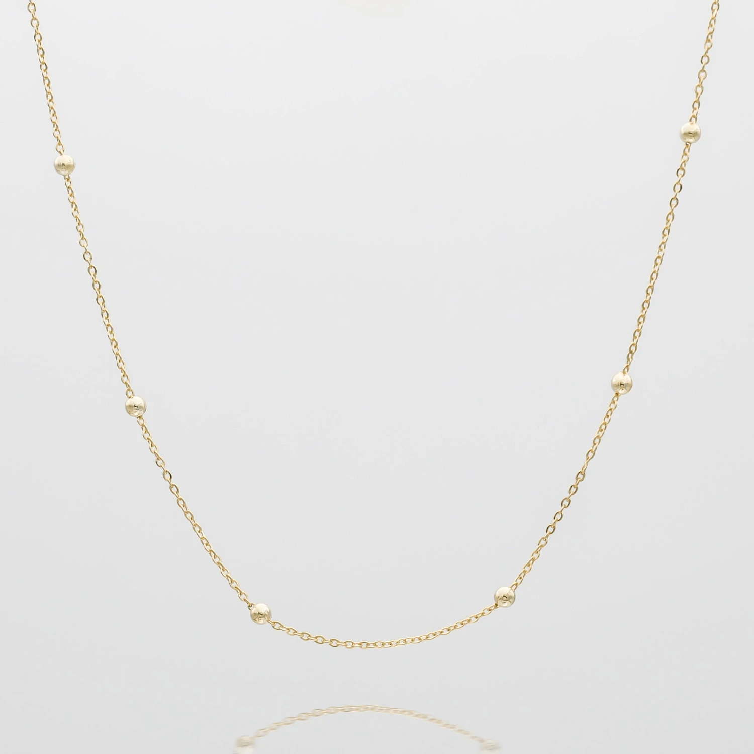 Sphere Beaded Necklace 1 Sphere Beaded Necklace