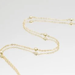 Sphere Beaded Necklace 14 Sphere Beaded Necklace -Prya Store PRYASphereChainNecklace 2