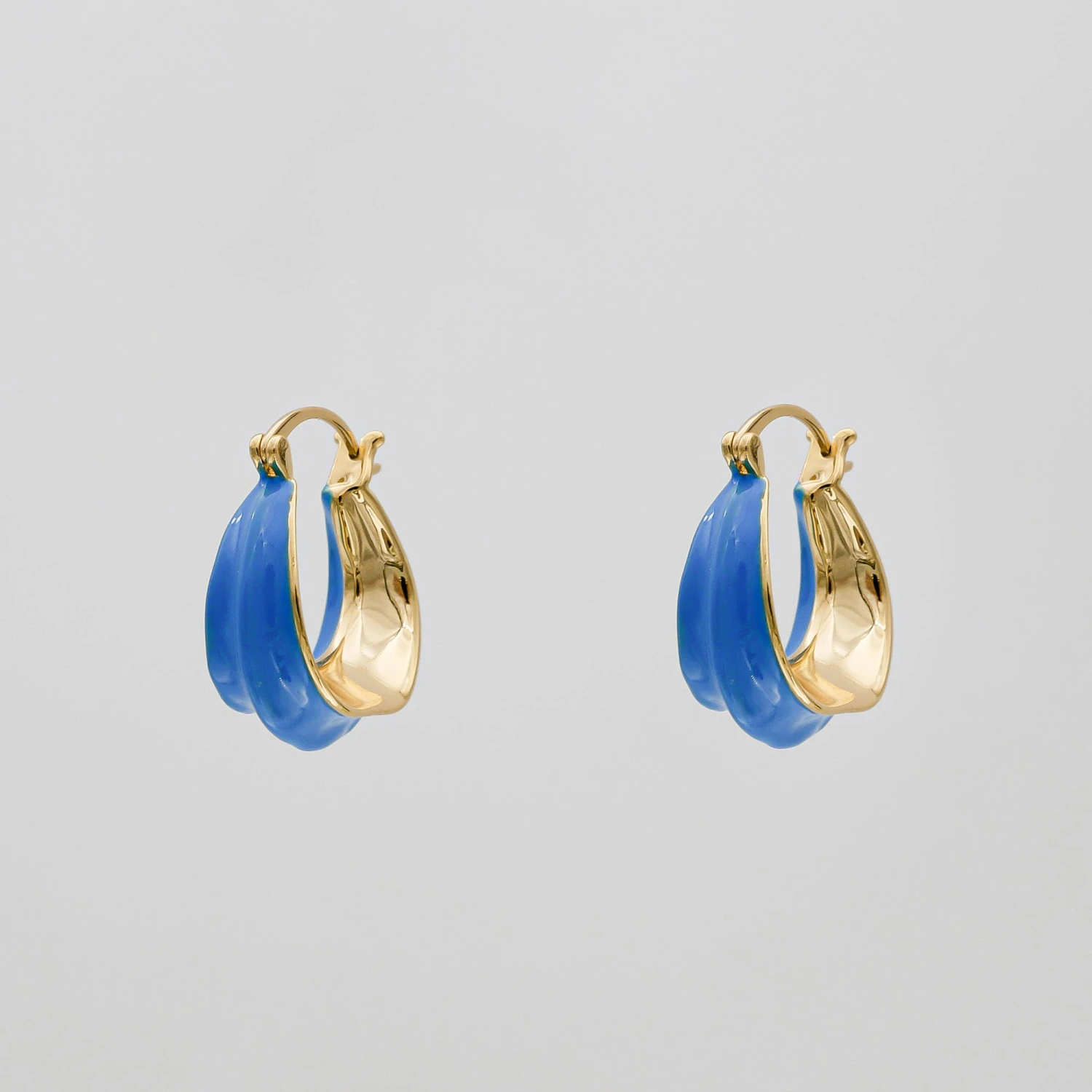 Katia Earrings Blue 3 Katia Earrings Blue - Image 3